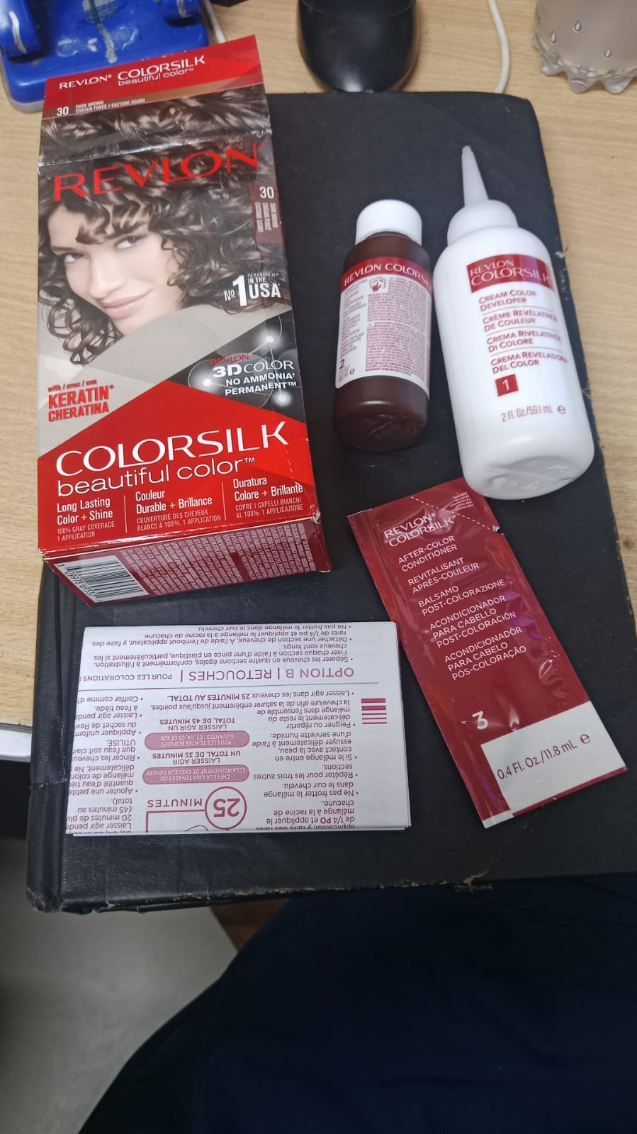 Revlon ColorSilk Hair Color #30 Dark Brown – Ammonia Free Permanent Hair Dye