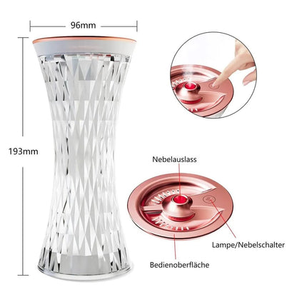 Crystal Led Humidifier With 7 Color Night Light
