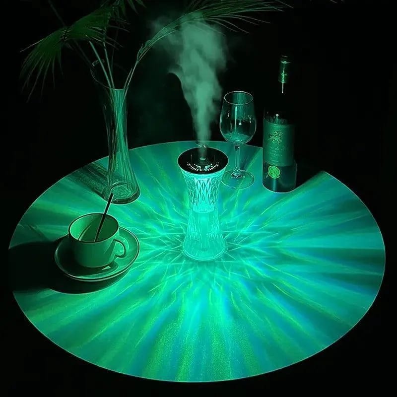 Crystal Led Humidifier With 7 Color Night Light