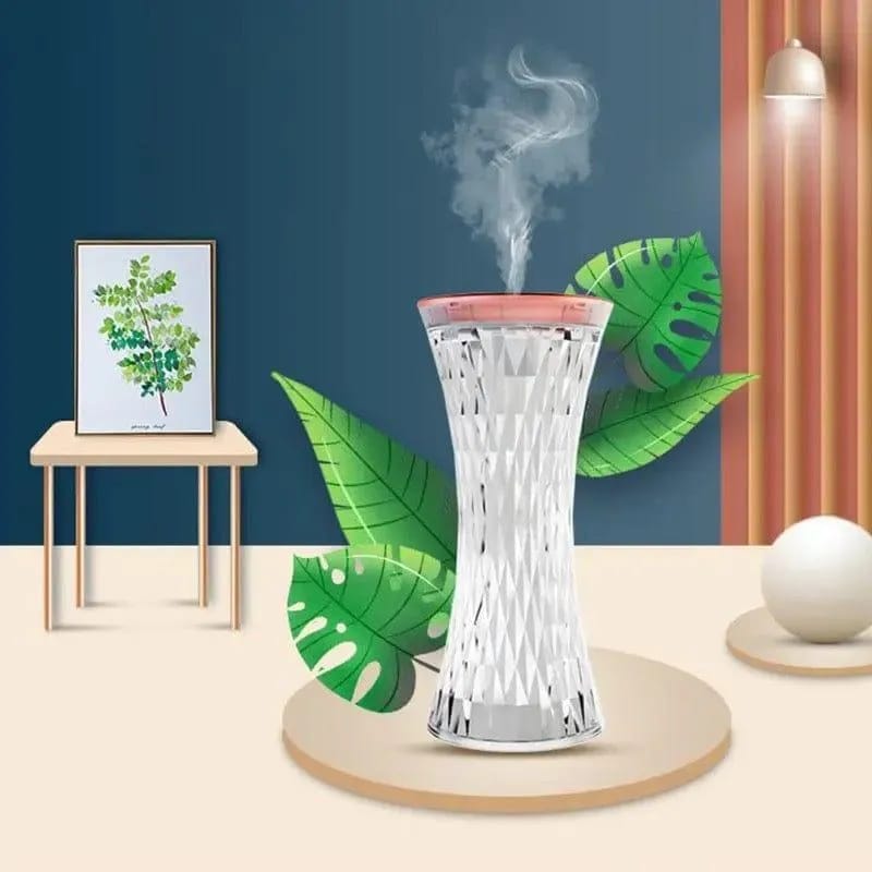 Crystal Led Humidifier With 7 Color Night Light