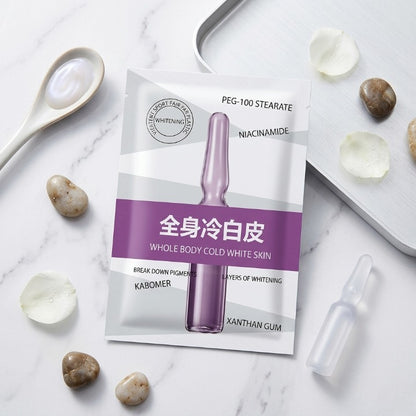 Whole Body Cold White Skin Whitening Ampoule Serum – Advanced Niacinamide Formula - 120gm
